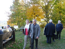 Einweihung der sieben Fußfälle im Oktober 2012 (Foto: Karl-Franz Thiede)